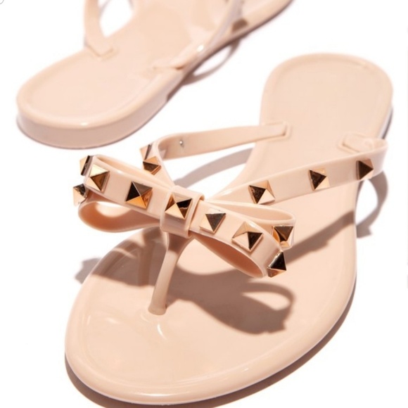 Bows Nude sandals🔥Last pairs🔥 - Picture 4 of 6